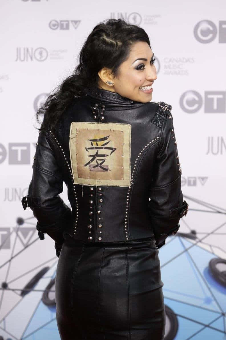 Cassie Steele Leather Jacket Juno Awards Wallpaper