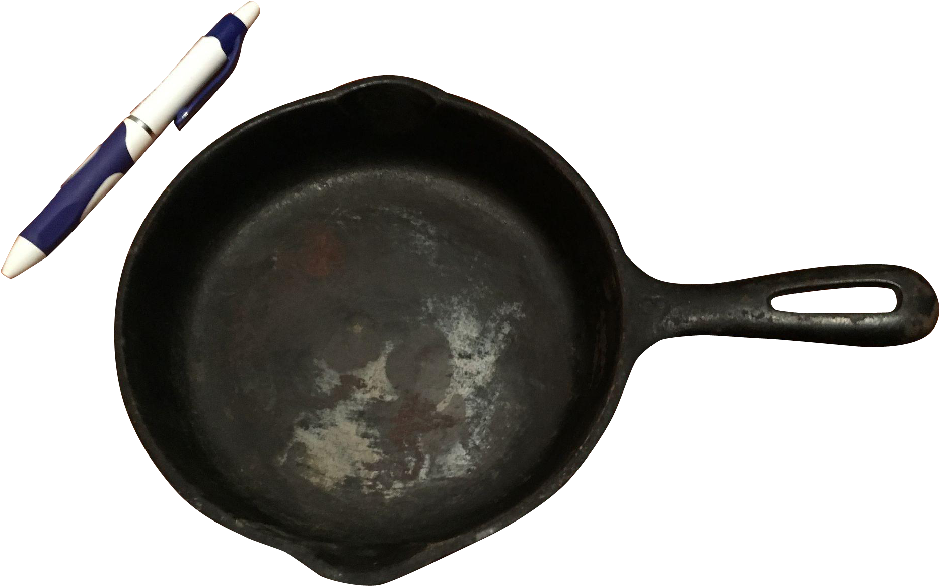 Cast Iron Skilletwith Pen PNG