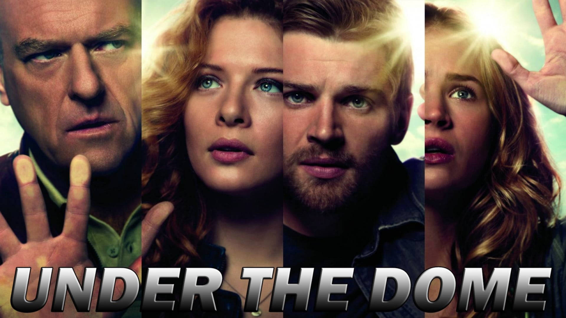 Cast Of Under The Dome In Photo Collage Wallpaper