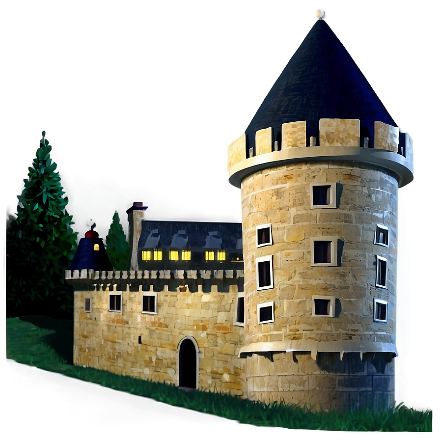 Castle At Night Png Tva6 PNG