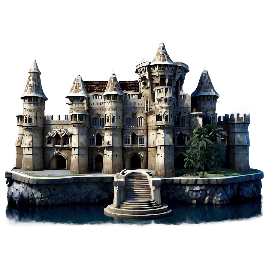 Castle By The Sea Png 45 PNG