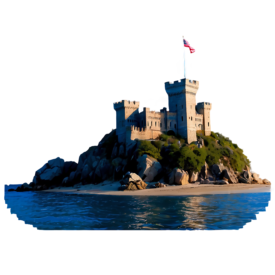 Castle By The Sea Png Nlw18 PNG