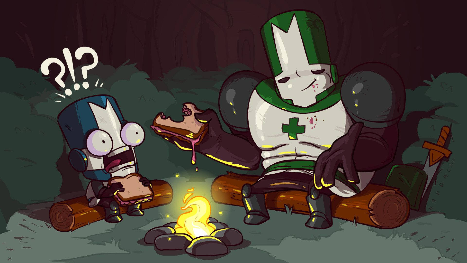 Castle crashers, Green knight, Character design