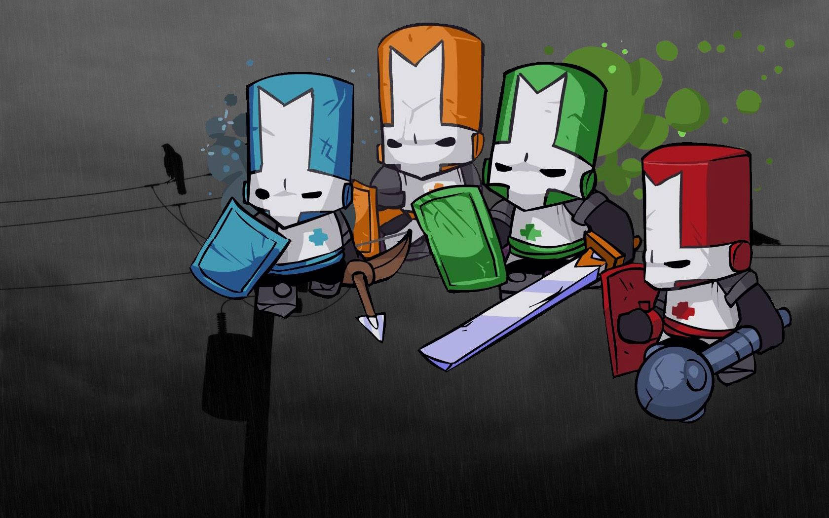 Castle Crashers Four Knights Wallpaper