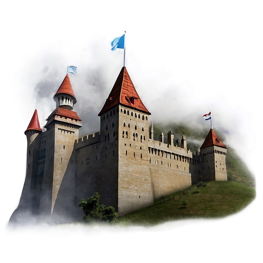 Castle In Fog Png 68 PNG