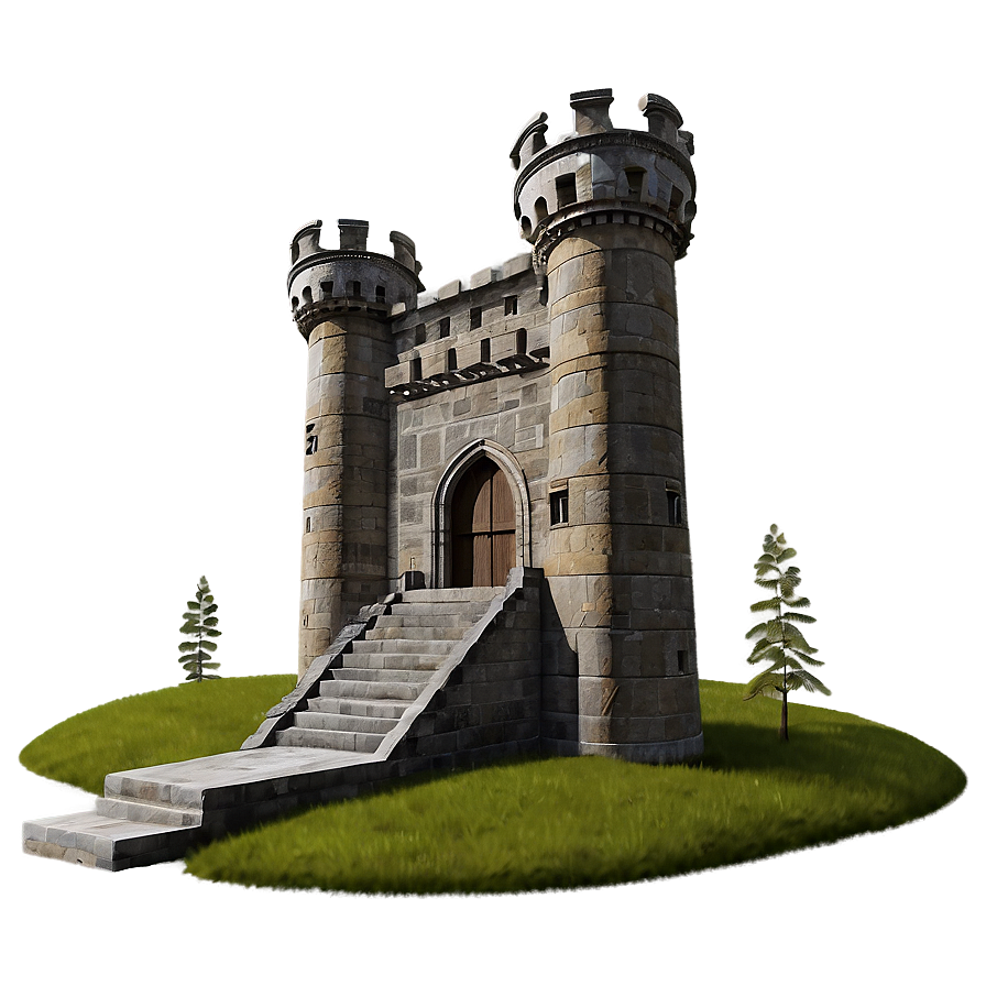 Castle In Forest Png Qvo PNG