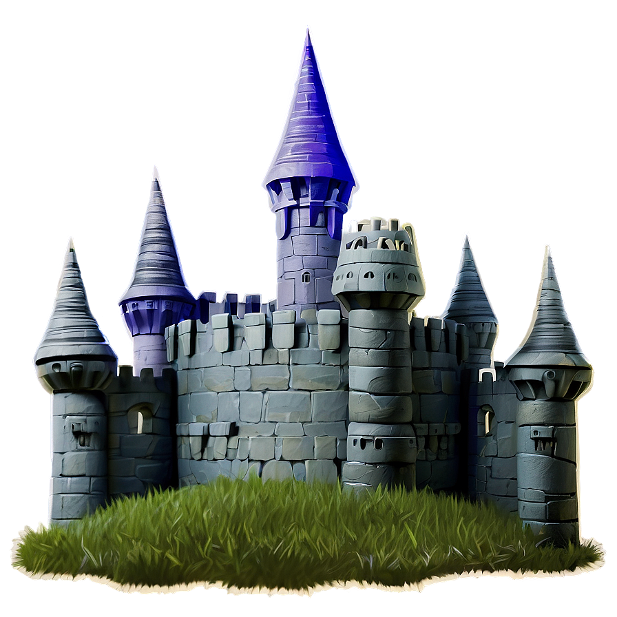 Castle In Meadow Png 1 PNG