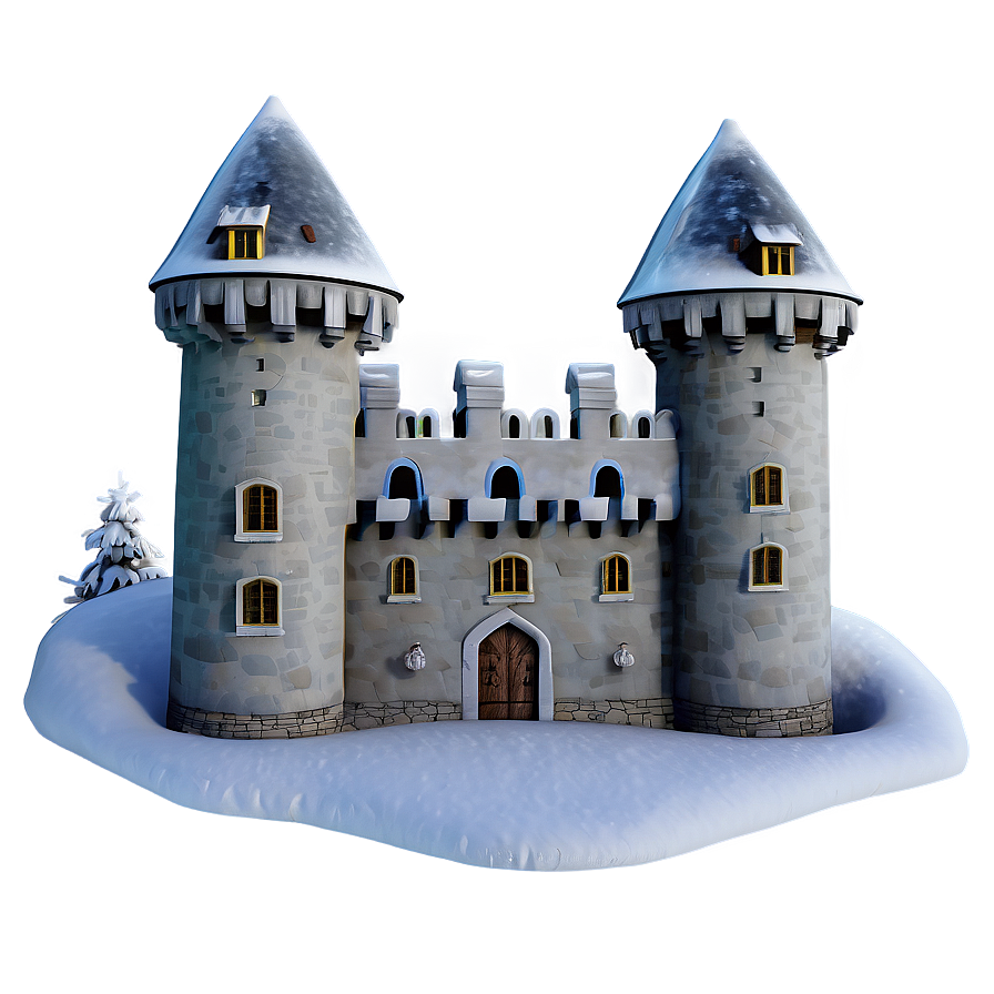Castle In Winter Png 19 PNG