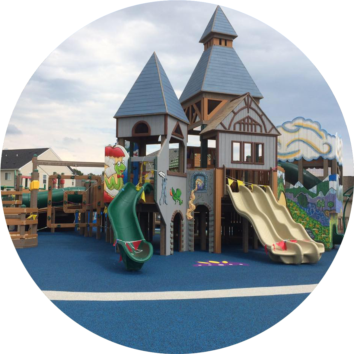 Castle Themed Playground Equipment PNG