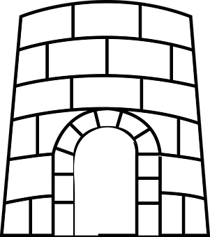 Castle Tower Silhouette PNG