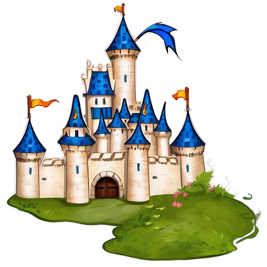 Castle With Dragons Png 70 PNG