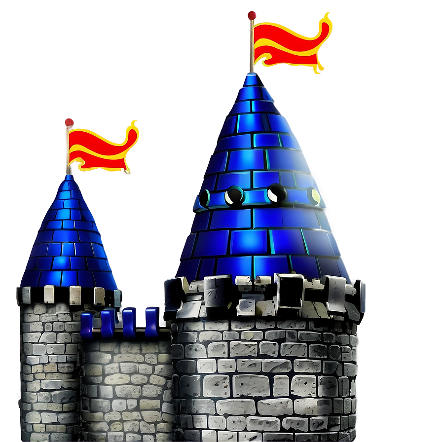 Castle With Dragons Png Twh PNG