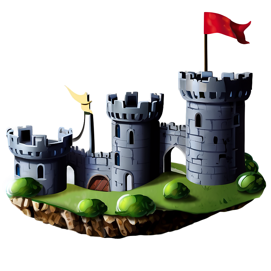 Castle With Knights Png Ixy PNG