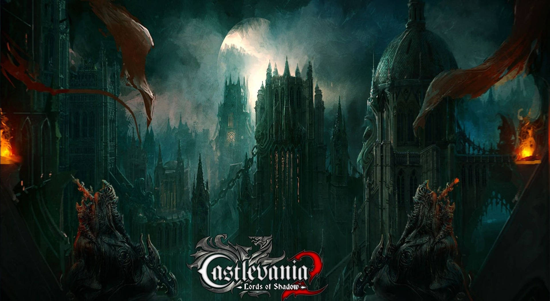 Castlevania 2 Gothic Castle Background