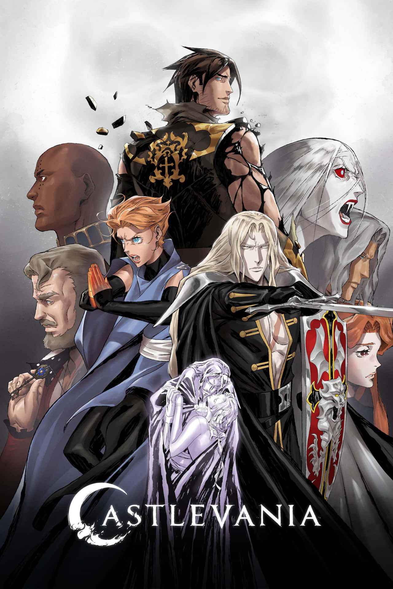 Castlevania Geanimeerde Serie Personages Achtergrond