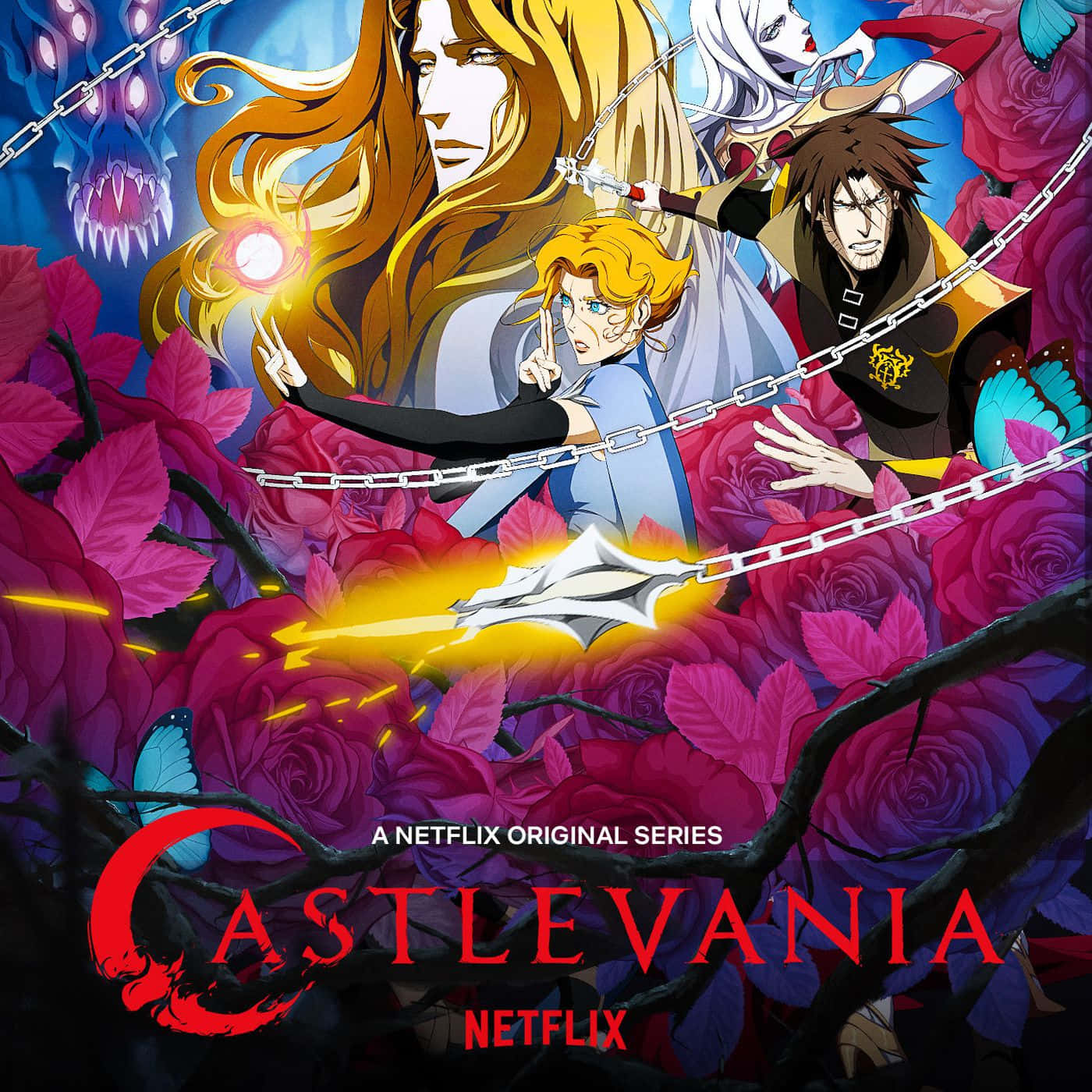 Castlevania Netflix Original Series Promotional Artwork Wallpaper