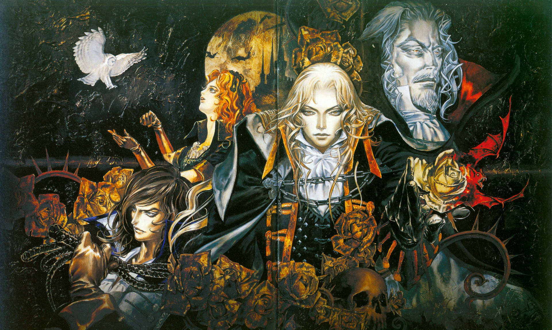 Castlevania Symphony Characters Background