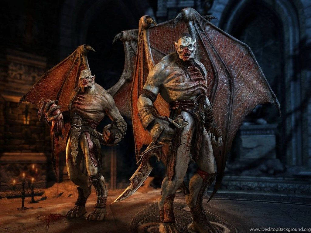 Castlevania Vampire Demon Warriors Background