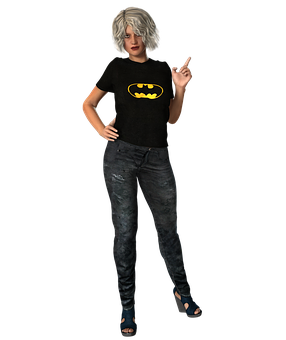 Casual Batman Fan3 D Model.png PNG