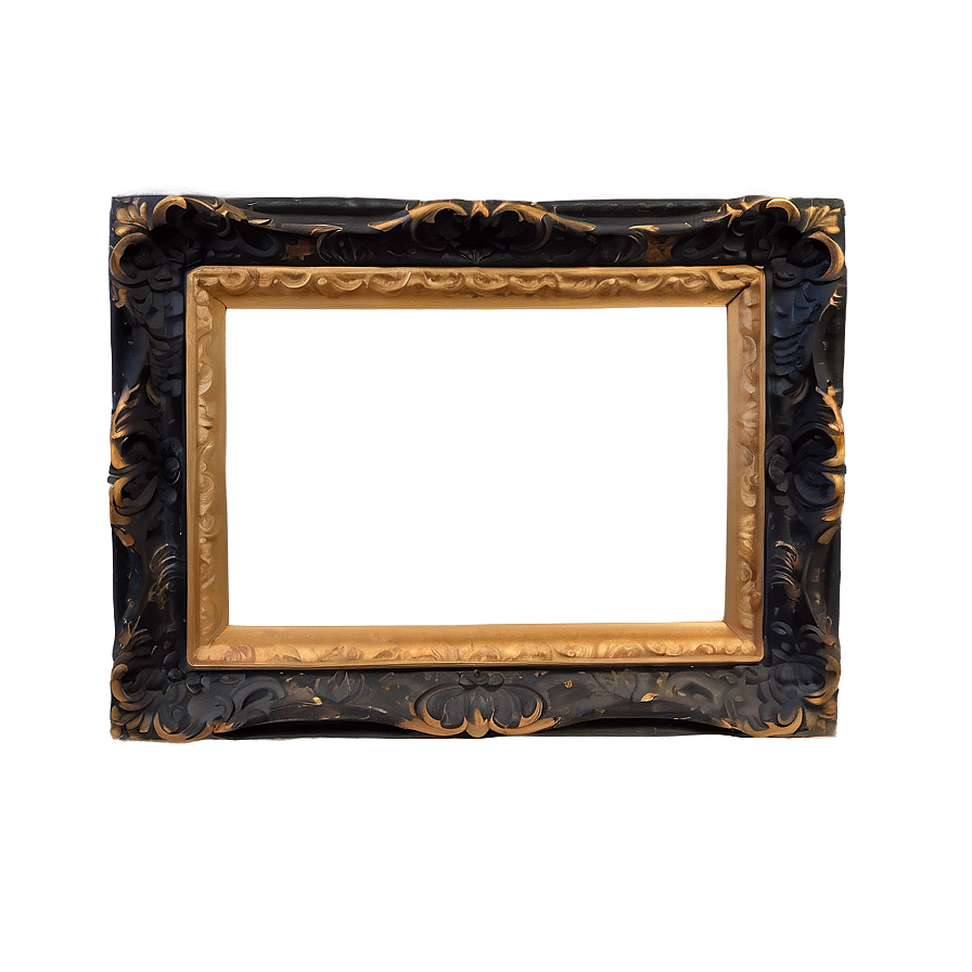 Casual Black Frame Png 4 PNG