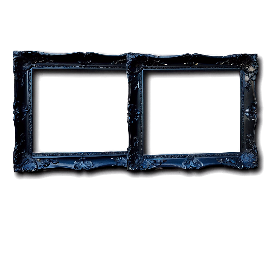 Casual Black Frame Png Kor PNG