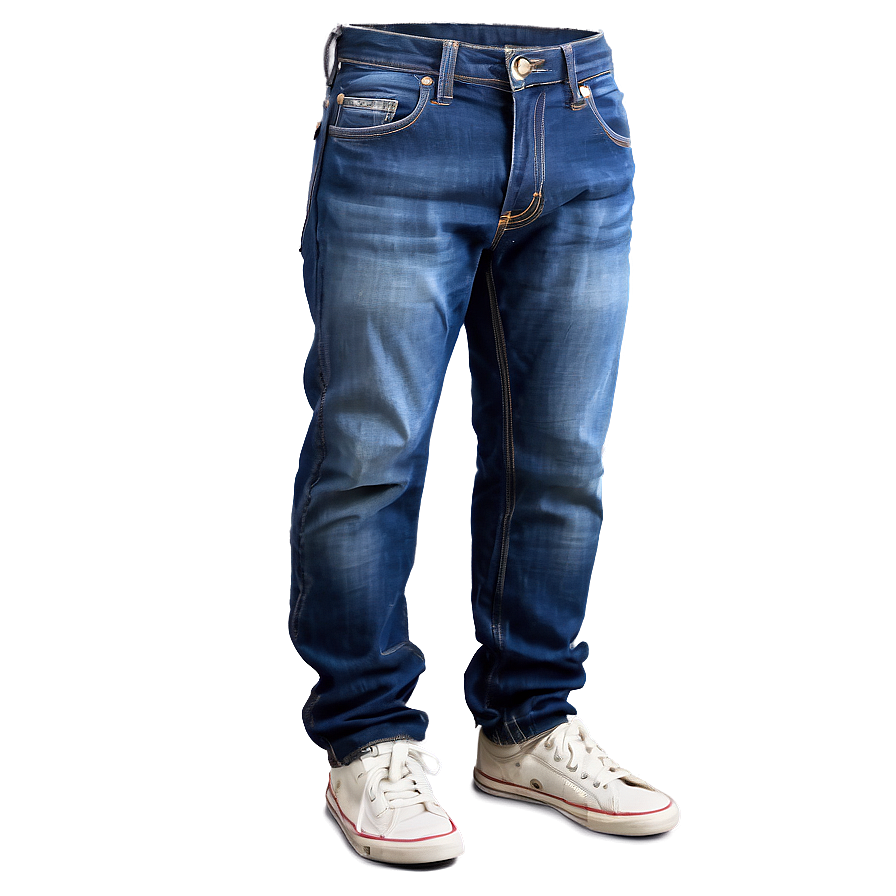 Casual Blue Denim Pants Png Nfv PNG