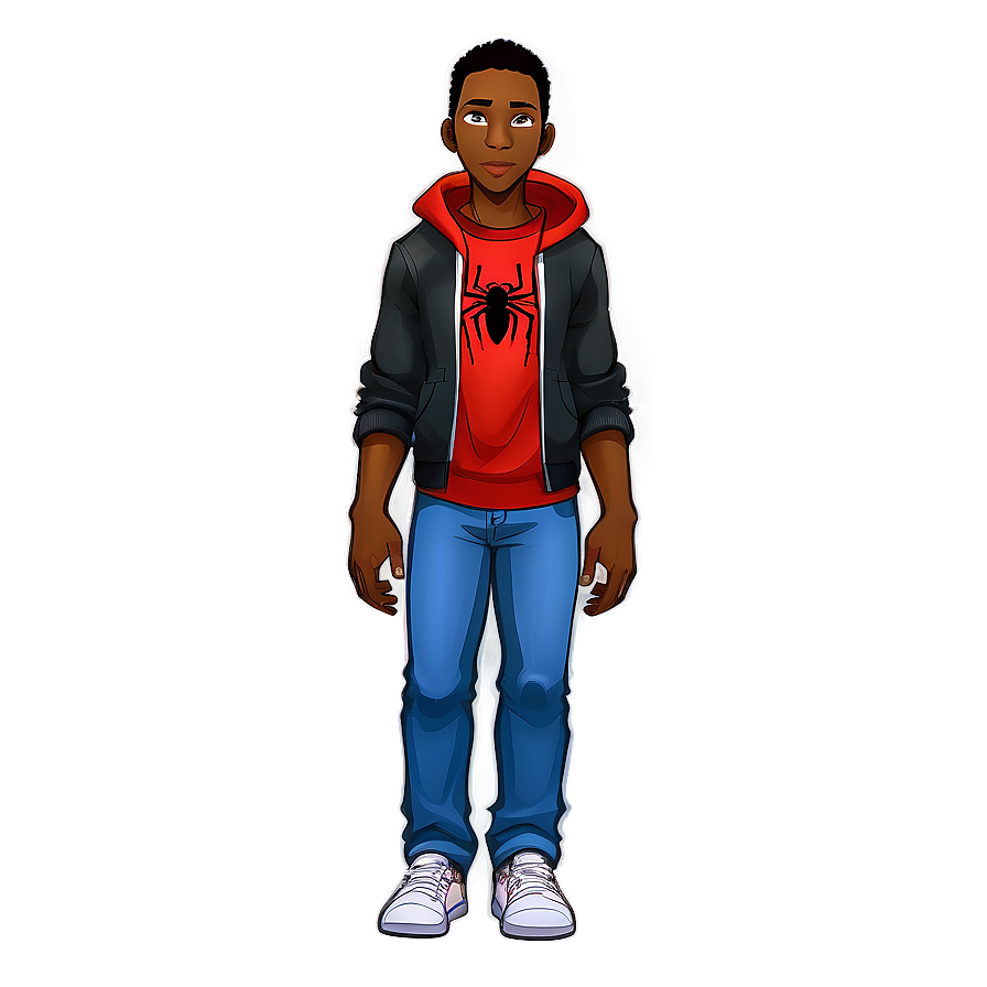 Casual Clothes Miles Morales Png 52 PNG