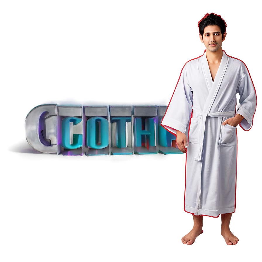 Casual Cotton Robe Png Vcw PNG