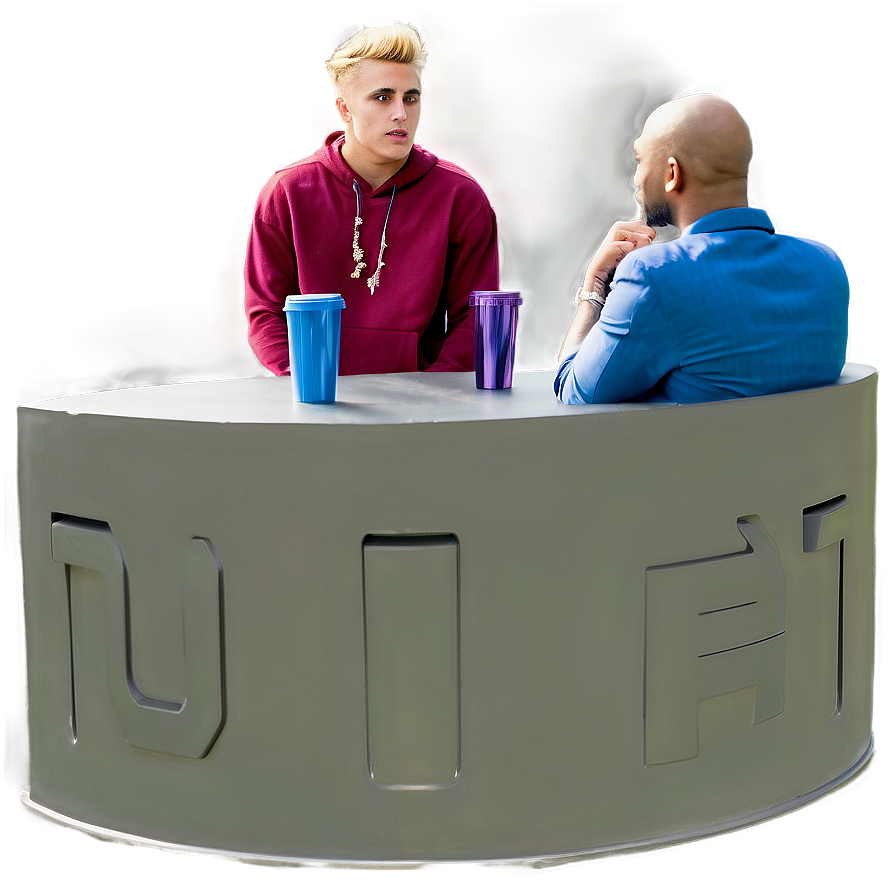 Casual Interview Session PNG
