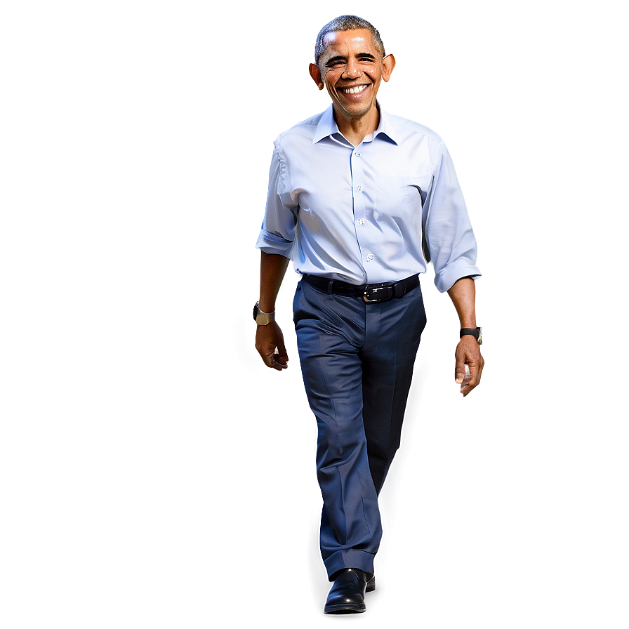 Download Casual Obama Png Wic40 | Wallpapers.com