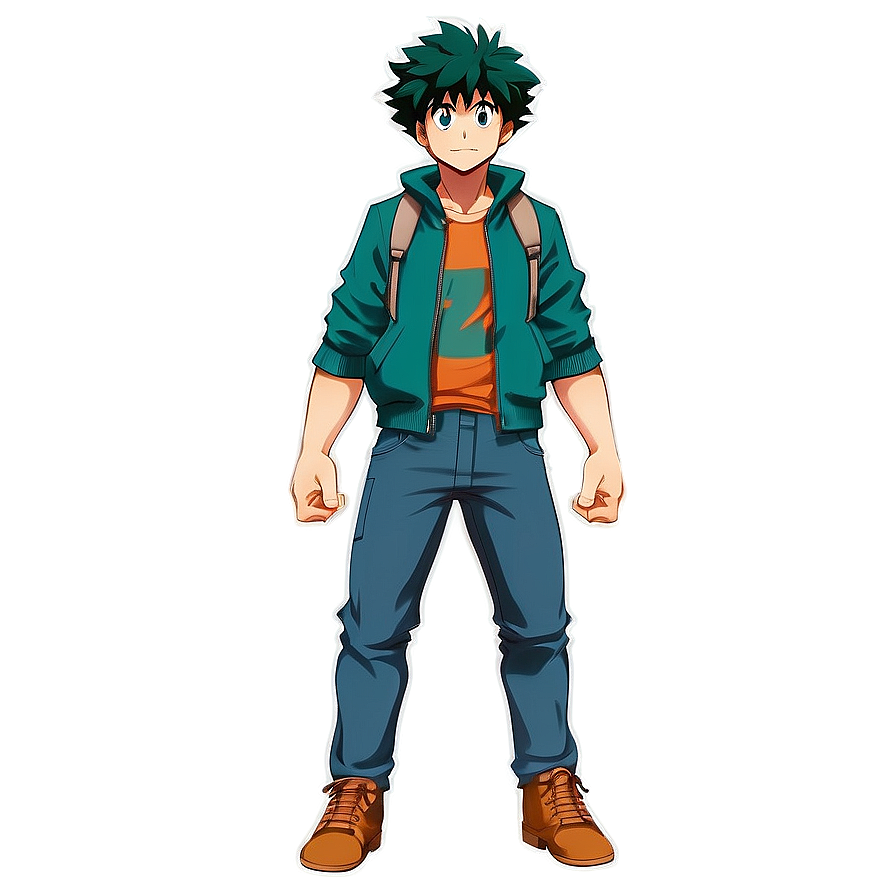 Casual Outfit Deku Png Vyn7 PNG