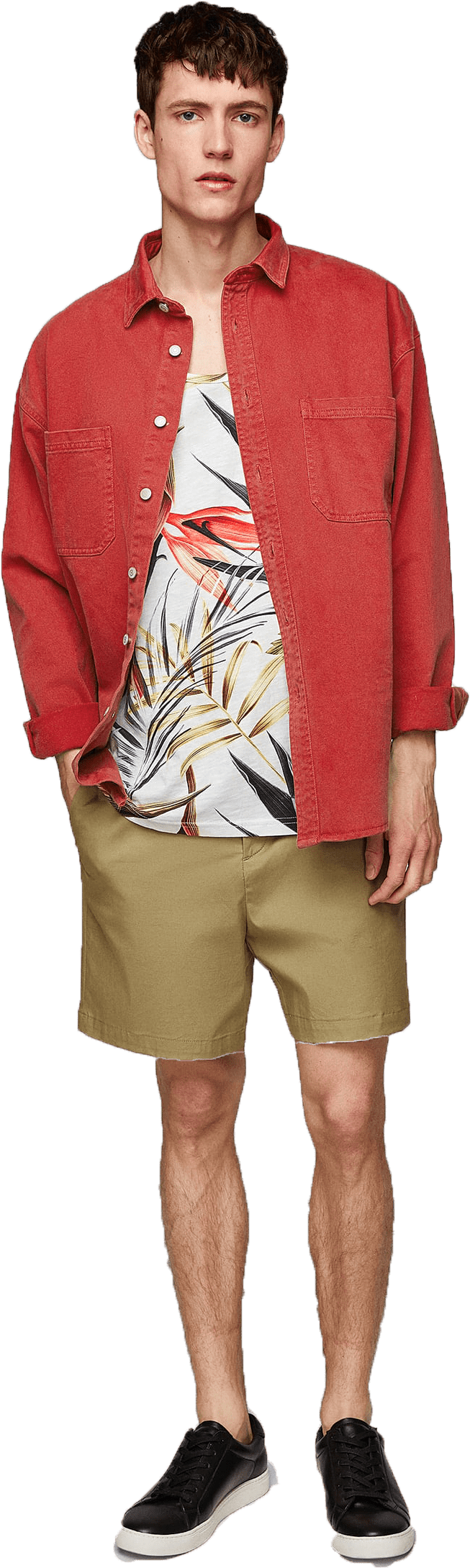 Casual Summer Menswear Look2023 PNG