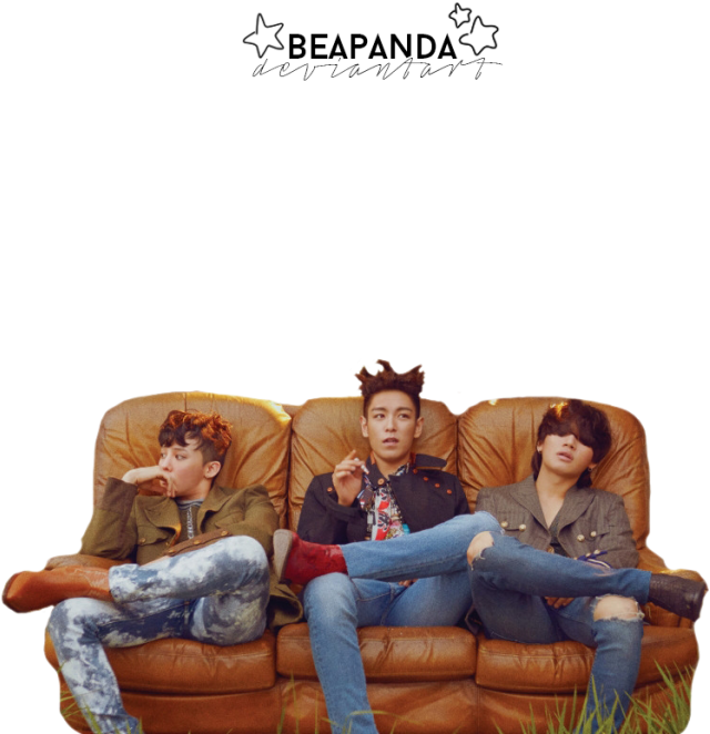 Casual Trio Leather Couch Pose.png PNG