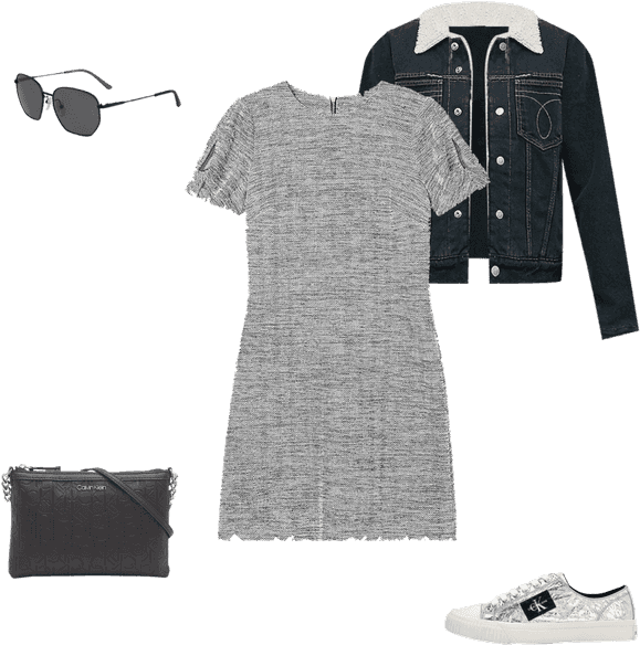 Casual Womens Outfit Flatlay PNG