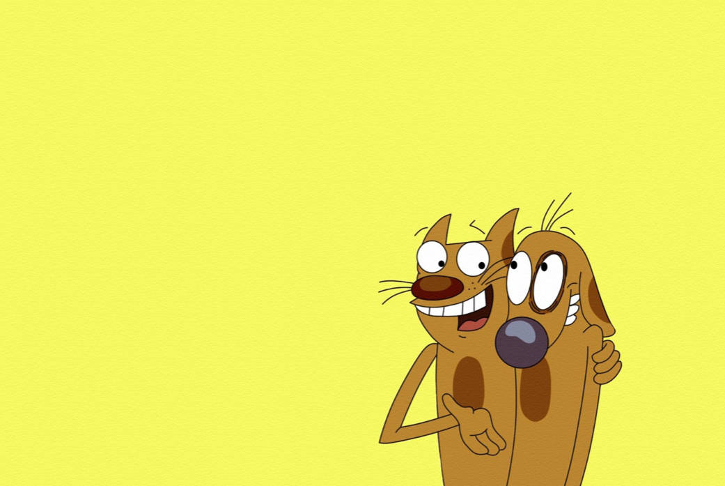 Cat And Dog 4k Cartoon Background