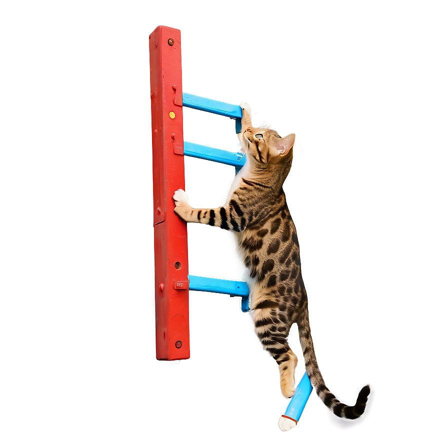 Cat Climbing Adventure Png D PNG