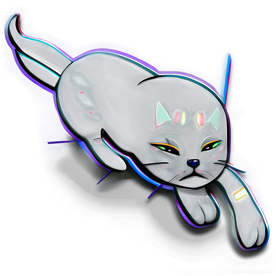 Cat Drawing D PNG