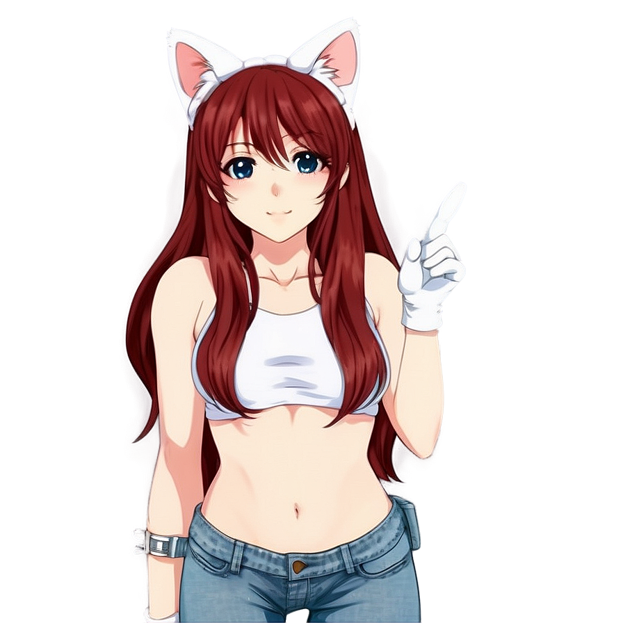 Download Cat Ears Anime Character Png 57 6360