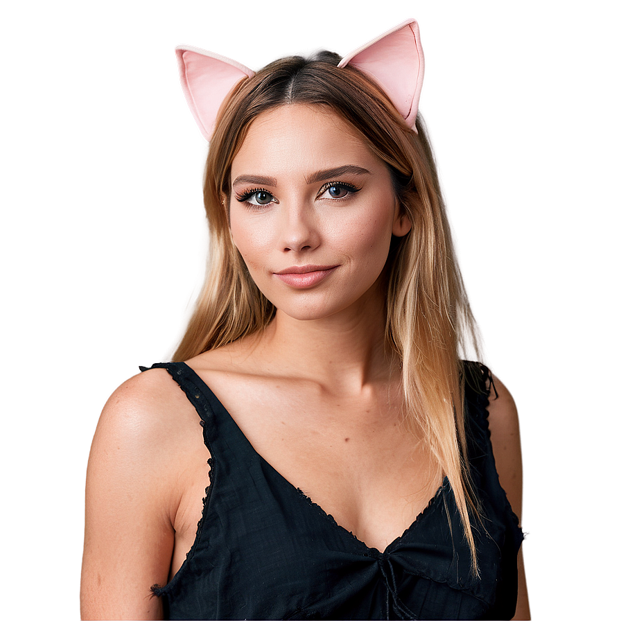 Cat Ears Fashion Statement Png Qpc63 PNG