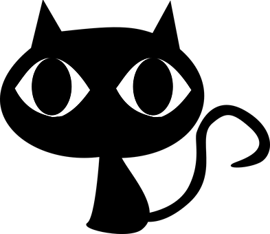 Cat Eyes Silhouette Graphic PNG