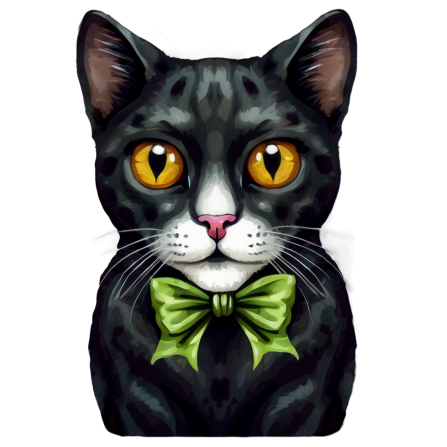 Cat Face With Bow Png Bml92 PNG
