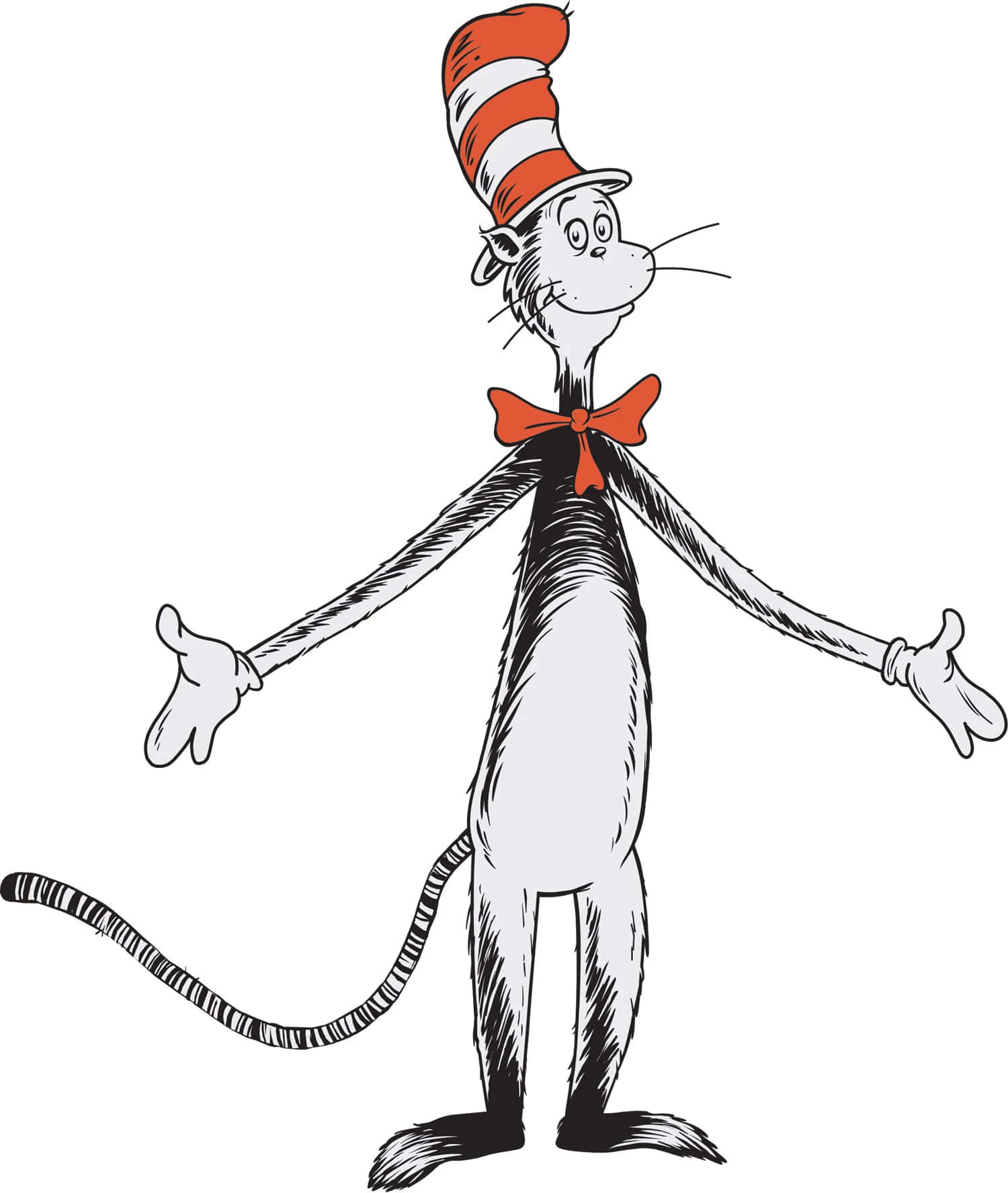 The Cat in the Hat, doing what he loves best!