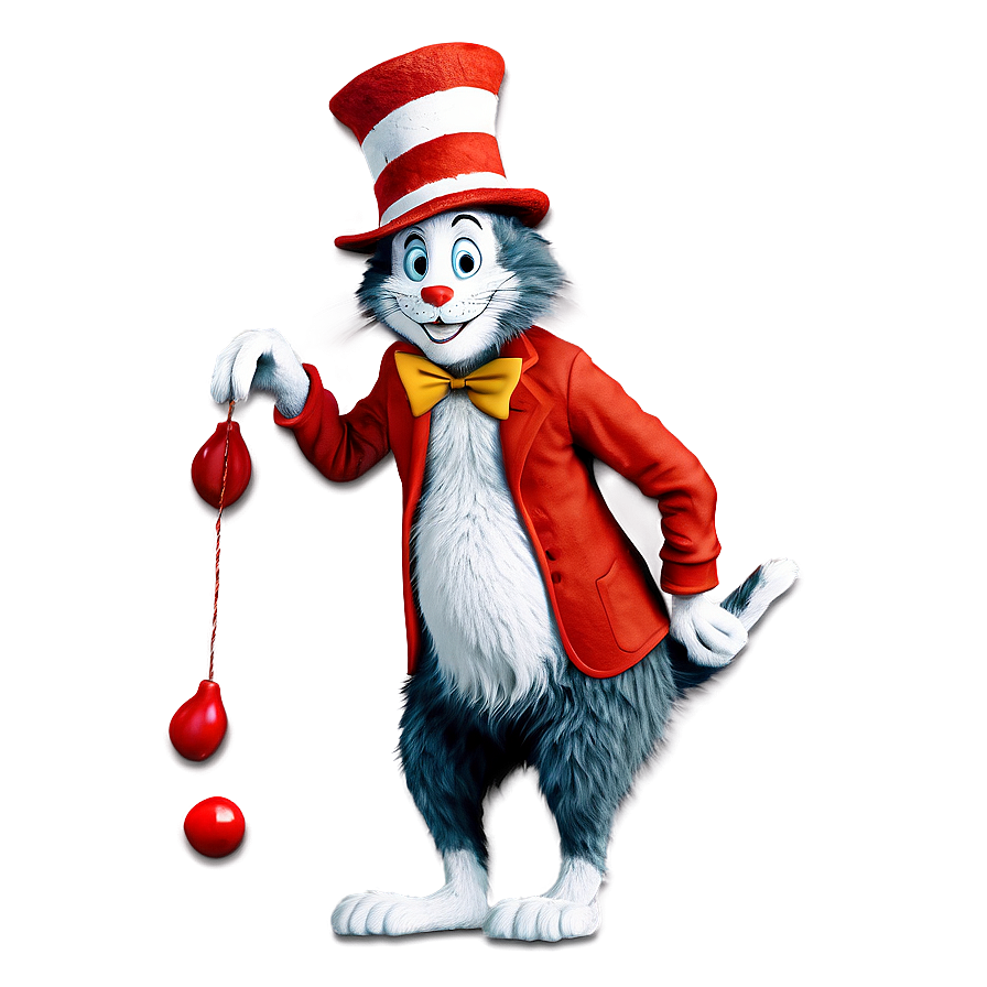 Cat In The Hat Style Png 1 PNG