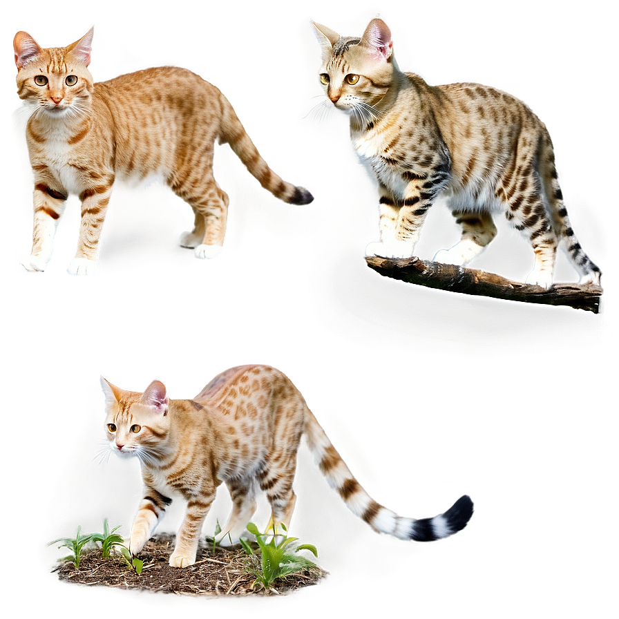 Cat In The Wild Png B PNG