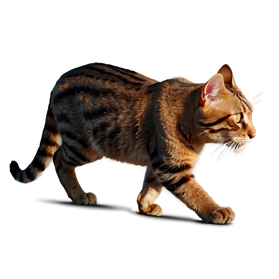 Cat On The Prowl Png C PNG