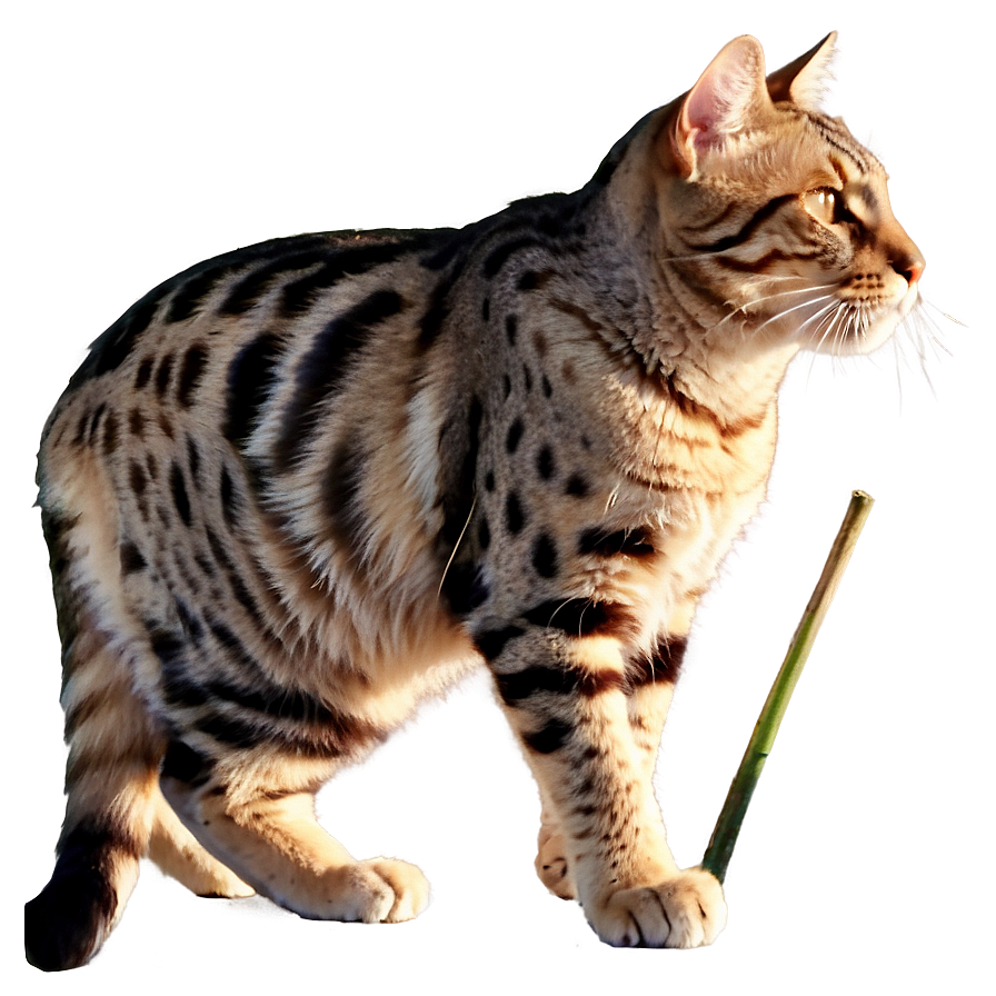 Cat On The Prowl Png D PNG