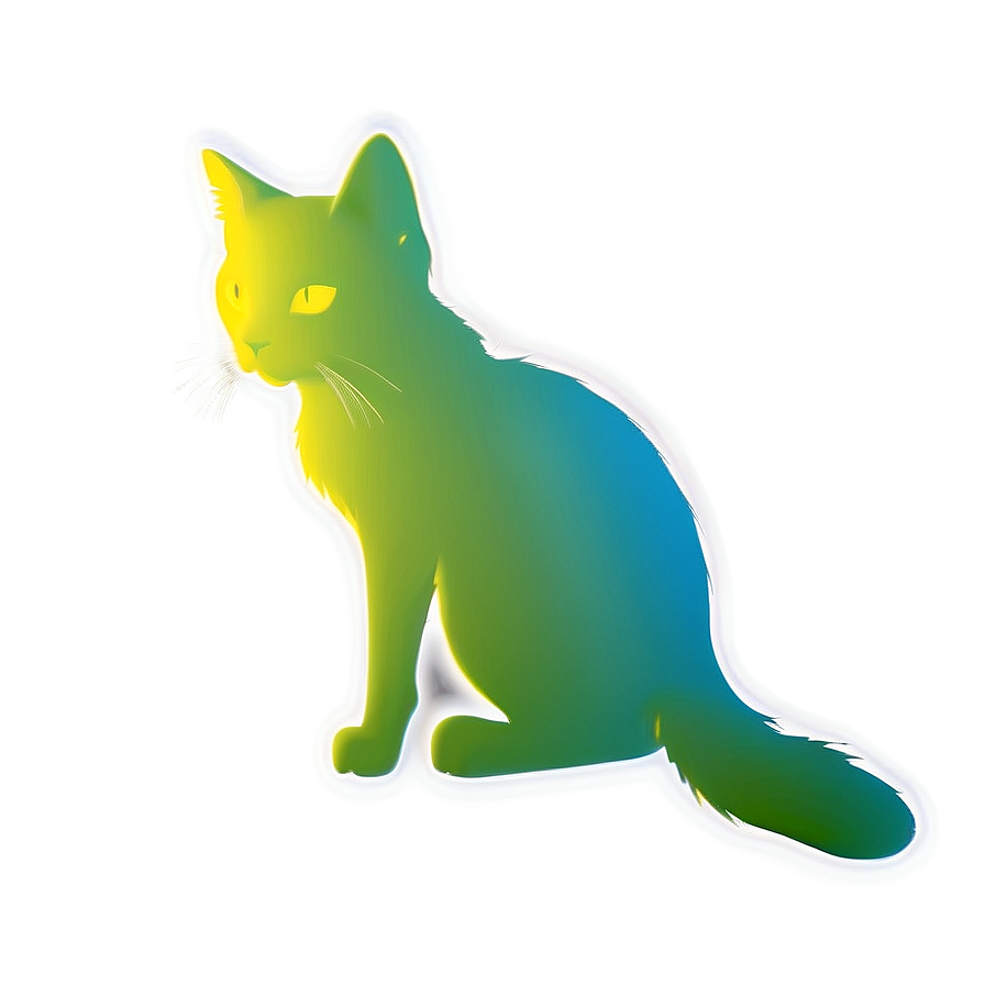 Cat Silhouette C PNG