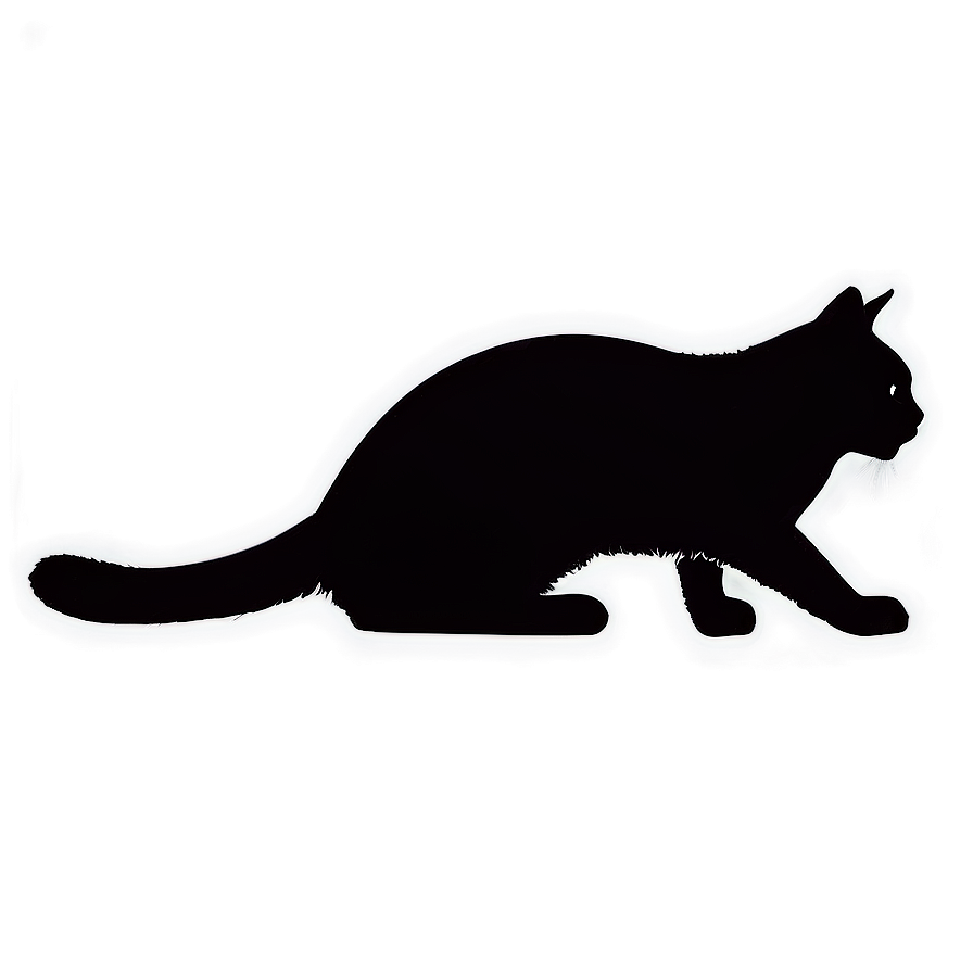 Cat Silhouette Profile Png A PNG