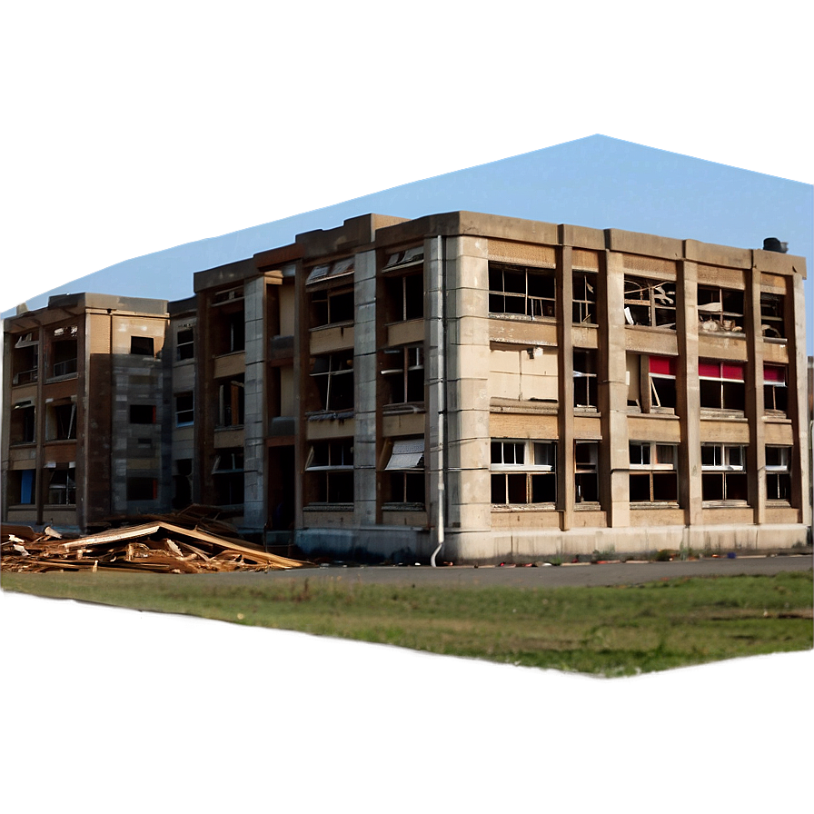 Catastrophe Struck Building Png Hss80 PNG