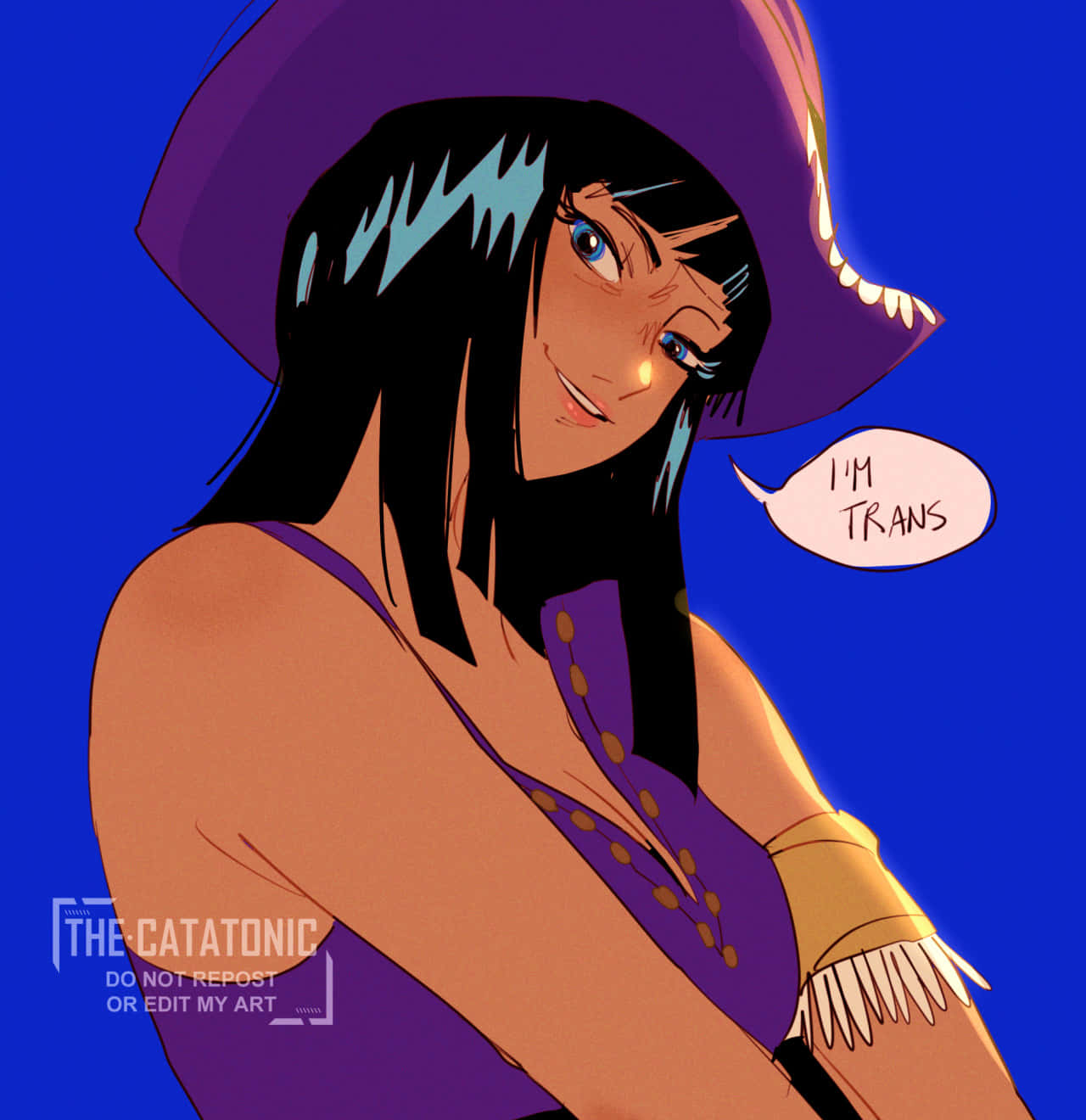 A Cartoon Girl In A Pirate Hat Wallpaper